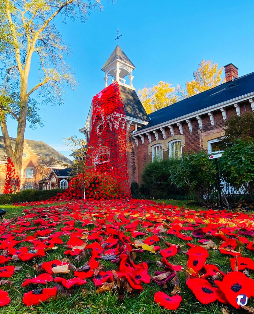November 7, 2021 - NOTL Poppy Project at the Niagara Historical Society Museum in Niagara-on-the-Lake