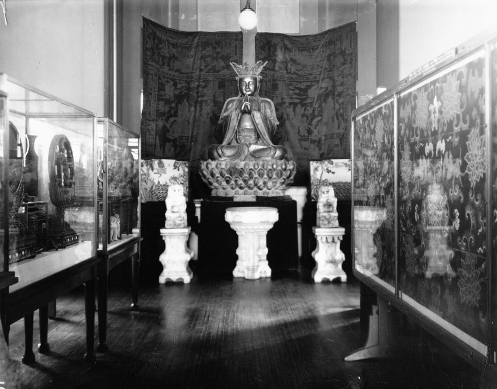 1923 - Chinese Buddha exhibit at the Royal Ontario Museum