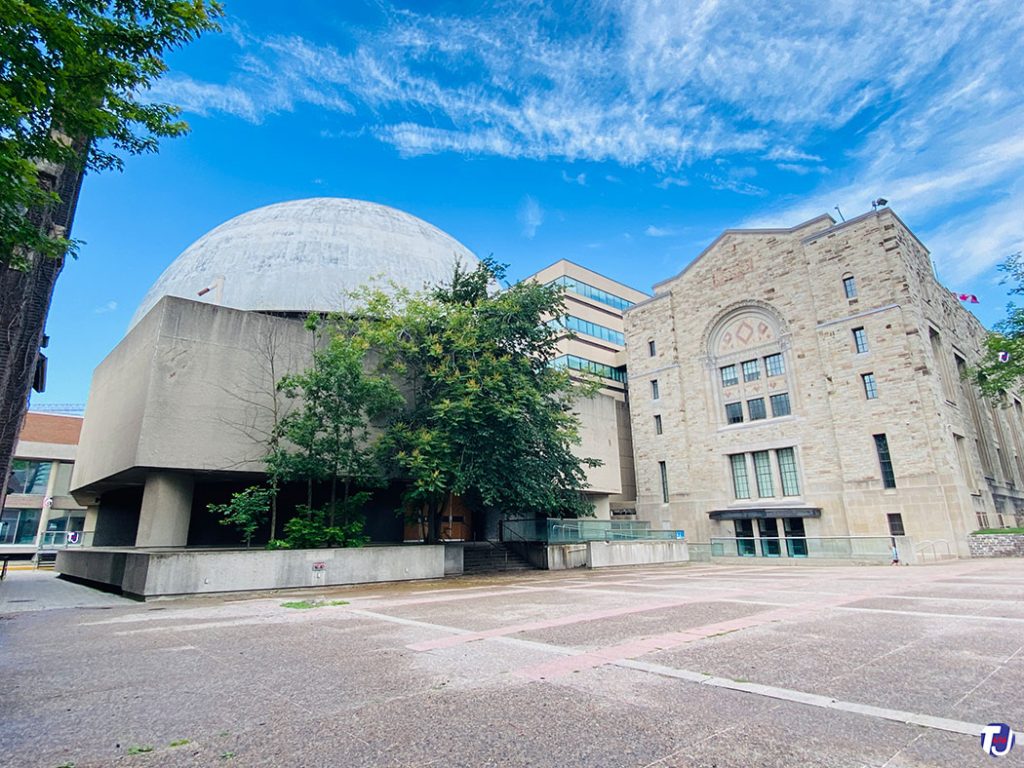 June 23, 2024 – The former McLaughlin Planetarium next to the Royal Ontario Museum
